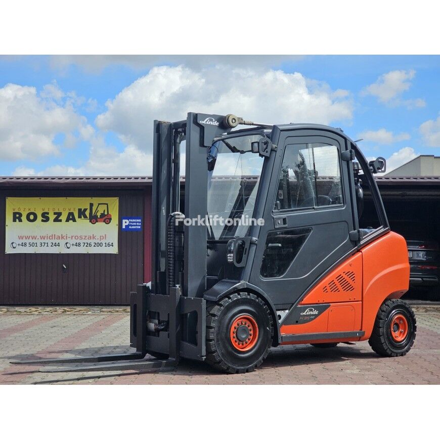 Linde H35D-02 diesel forklift