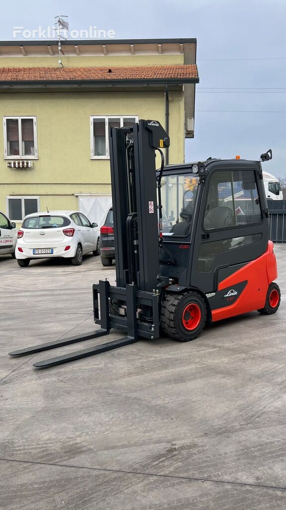 new Linde E30S electric forklift