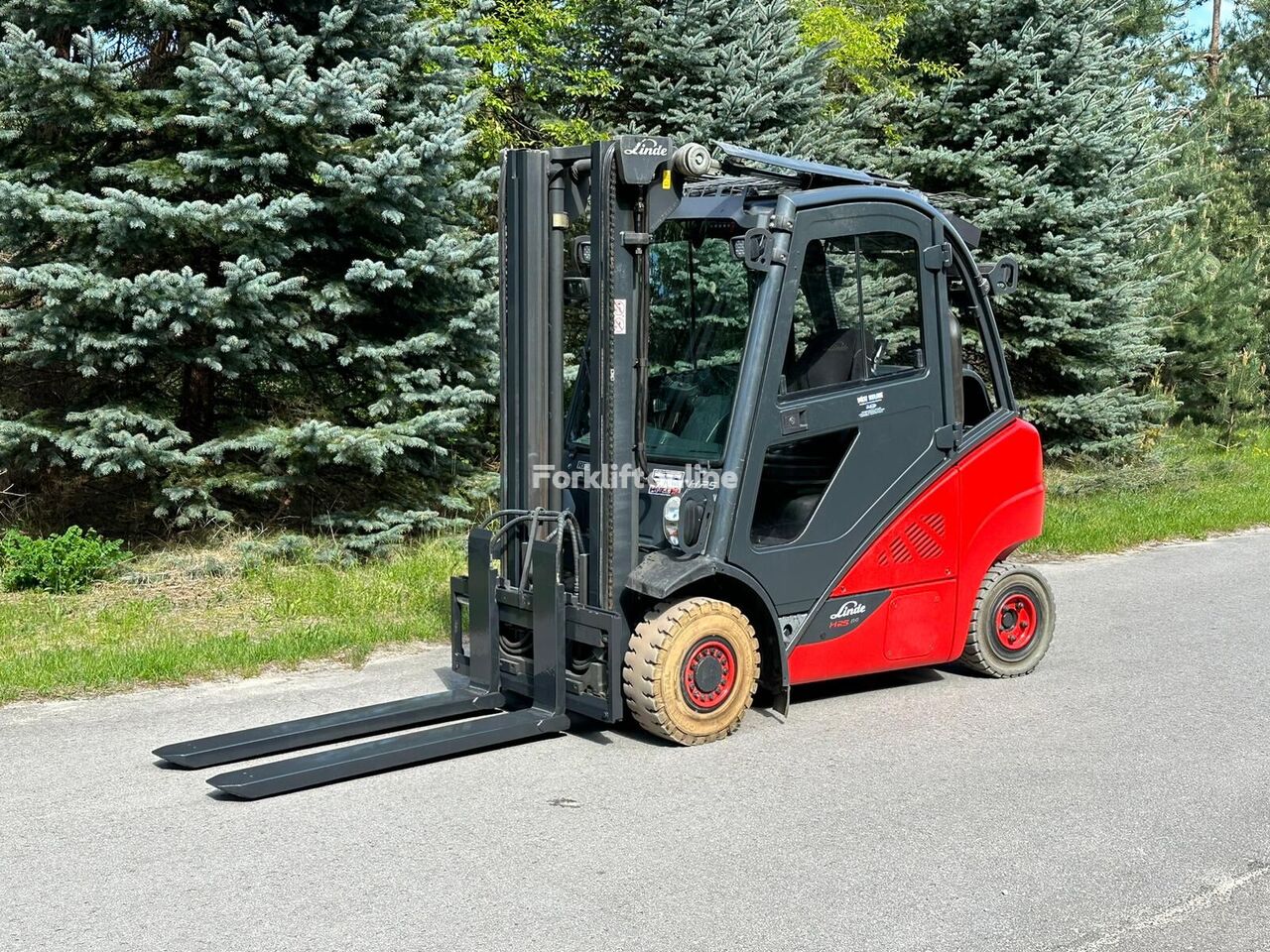 Linde H25T 2017 Air Condition gas forklift